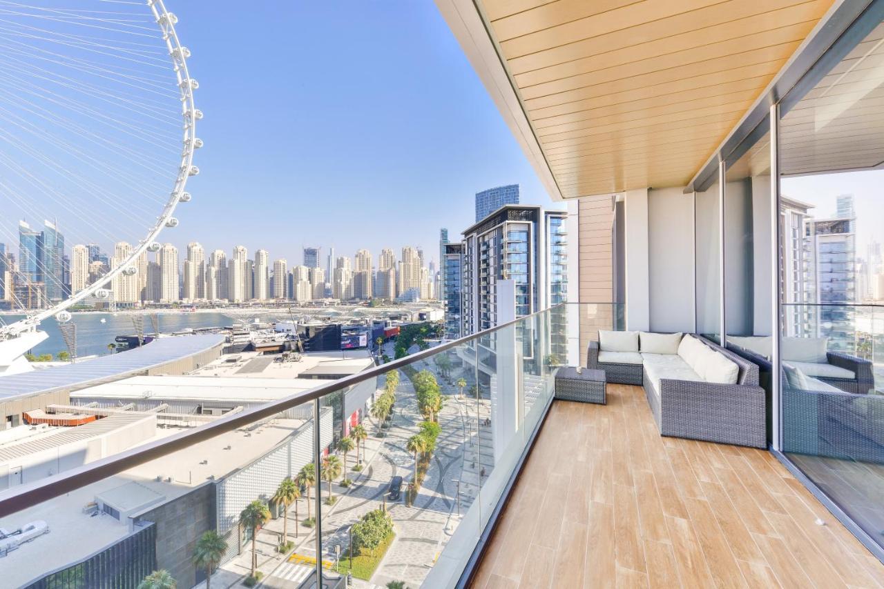Luxury 2 Bedroom Beachfront Apt W Stunning Sea View Dubai Bagian luar foto